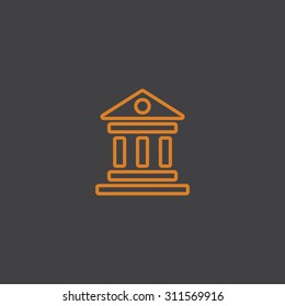 bank vector icon