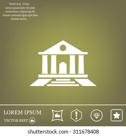 bank vector icon