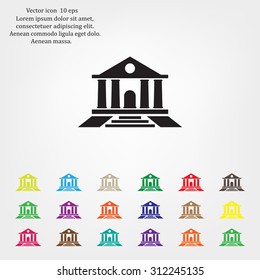 bank vector icon