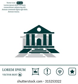 bank vector icon