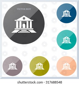 bank vector icon