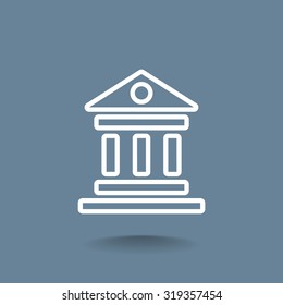 bank vector icon
