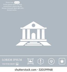 bank vector icon