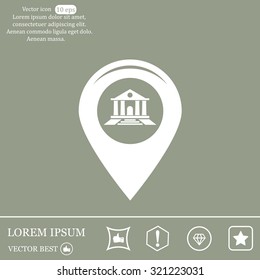 bank vector icon
