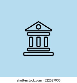 bank vector icon
