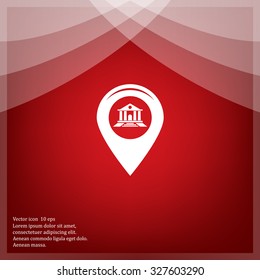 bank vector icon