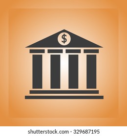 Bank vector icon