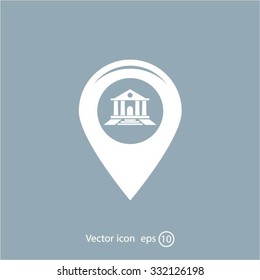 bank vector icon