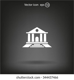 bank vector icon