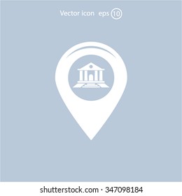 bank vector icon