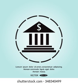 bank vector icon