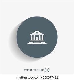 bank vector icon