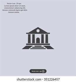 bank vector icon