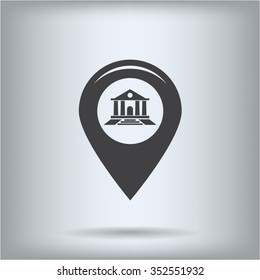 bank vector icon