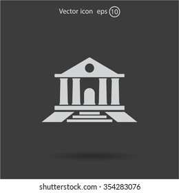 bank vector icon