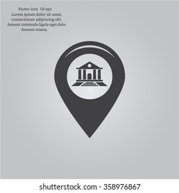 bank vector icon