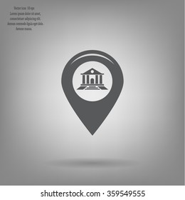 bank vector icon