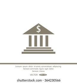 bank vector icon
