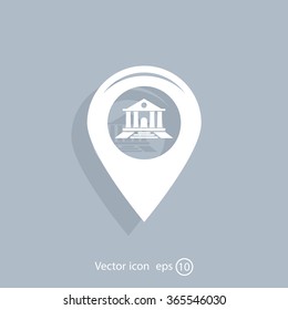 bank vector icon