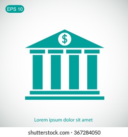 Bank vector icon