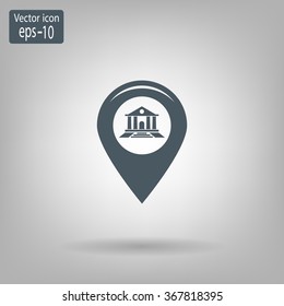 bank vector icon
