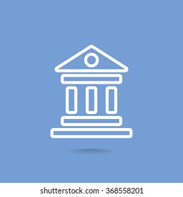 bank vector icon
