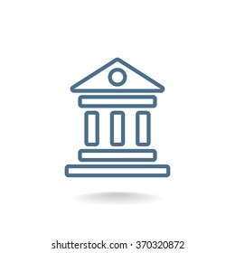 bank vector icon