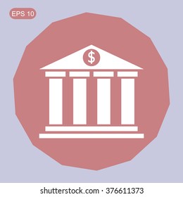 Bank vector icon
