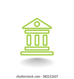 bank vector icon