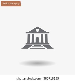 bank vector icon