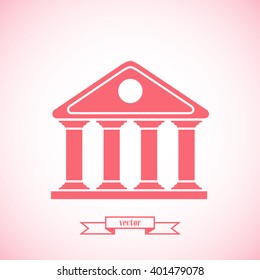 bank vector icon