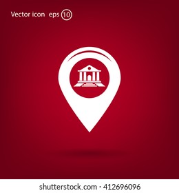 bank vector icon