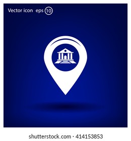 bank vector icon