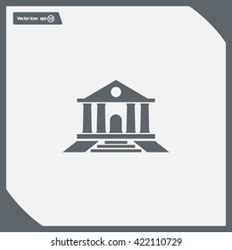 bank vector icon