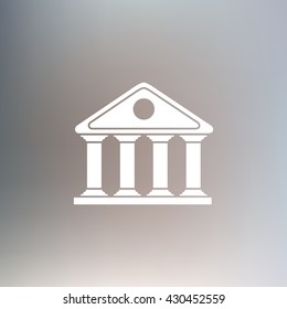 bank vector icon