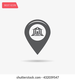 bank vector icon