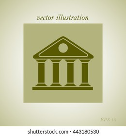 bank vector icon