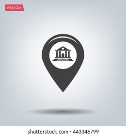 bank vector icon