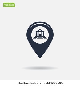 bank vector icon