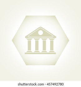 bank vector icon