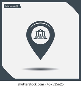 bank vector icon