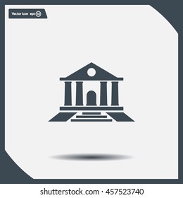 bank vector icon