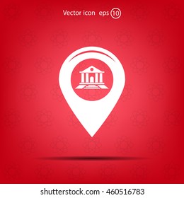 bank vector icon