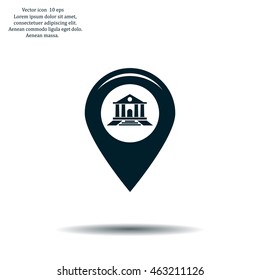 bank vector icon