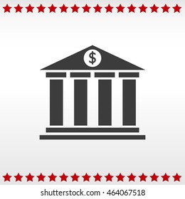 Bank vector icon
