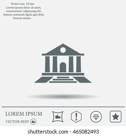 bank vector icon