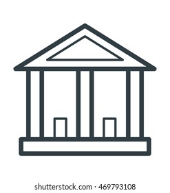 Bank Vector Icon