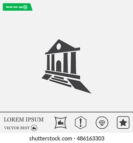 bank vector icon