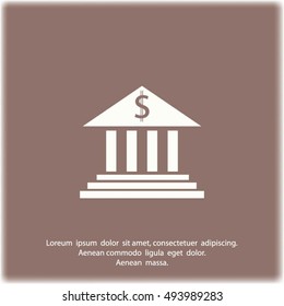 bank vector icon