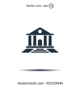 bank vector icon